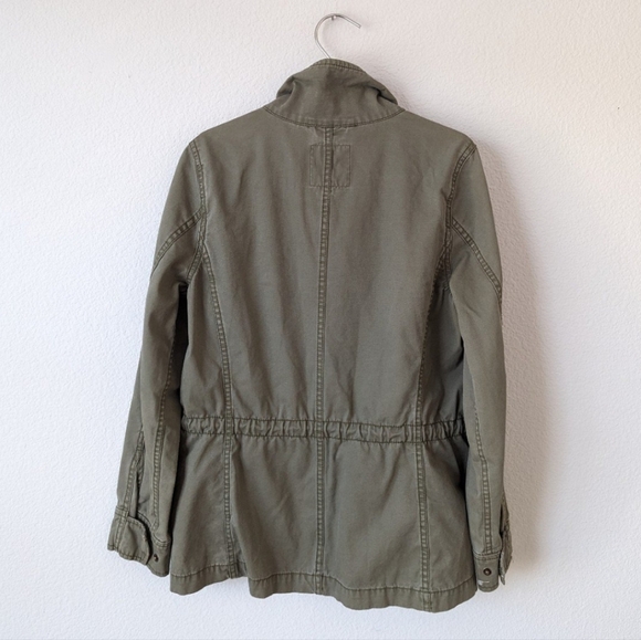 Madewell Passage Jacket Army Green Surplus Military Inspired Jacket 100% Cotton - Picture 9 of 11